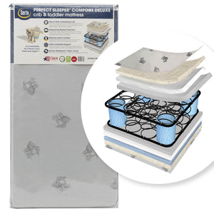 Serta Perfect SleeperÂ® Comfort Deluxe Crib and Toddler Mattress (A46115-1045), a1a No Color (NO) 8