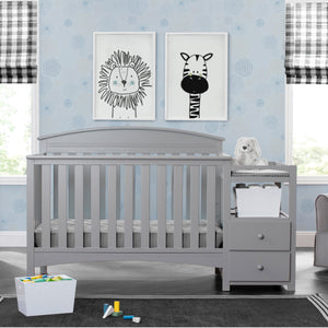 Abby Crib N Changer Grey (026) 31