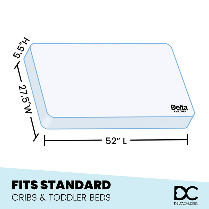 Sweet Bliss Dual Sided Crib and Toddler Mattress No Color (NO) 6-Sweet Bliss Dual Sided Crib and Toddler Mattress