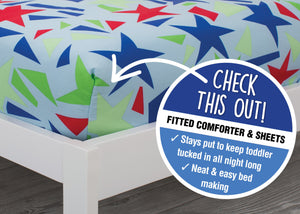 Boy 4-Piece Toddler Bedding Set, Star Gaze (2201) b2b 1