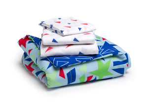 Boy 4-Piece Toddler Bedding Set, Star Gaze (2201) b4b 14