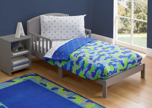 Boy 4-Piece Toddler Bedding Set, Camo and Stars (2202) d1d 45