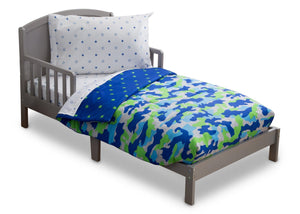 Boy 4-Piece Toddler Bedding Set, Camo and Stars (2202) d3d 16