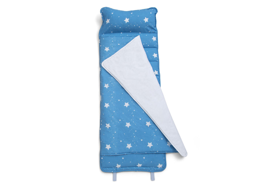 Blue Stars (2205) 3-Nap Mat with Included Pillow and Blanket for Toddlers and Kids
