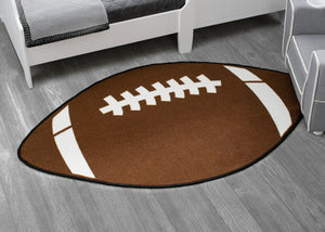 Delta Children Football (3204) Non-Slip Area Rug for Boys, Hangtag View 4