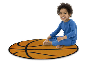 Delta Children Basketball (3205) Non-Slip Area Rug for Boys, Model View 3