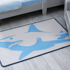 Delta Children Shark (3208) Non-Slip Area Rug for Boys, Hangtag View 4