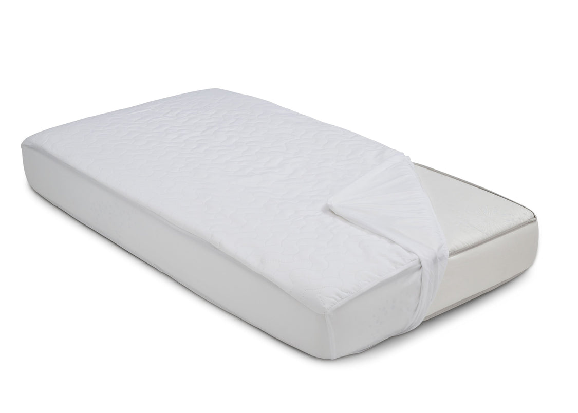 Beautyrest KIDS Silver DualCool Technology Fitted Baby Crib Mattress Pad Cover Corner View No Color (NO)