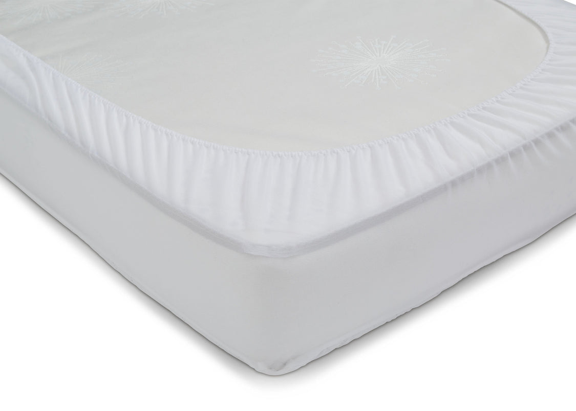 Beautyrest KIDS Fitted Crib Mattress Pad Rear View No Color (NO)