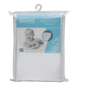 Simmons Kids BeautyrestÂ® Zippered Crib Mattress Encased Protector (B27030-0001), a1a No Color (NO) 14-Beautyrest® Zippered Crib Mattress Encased Protector
