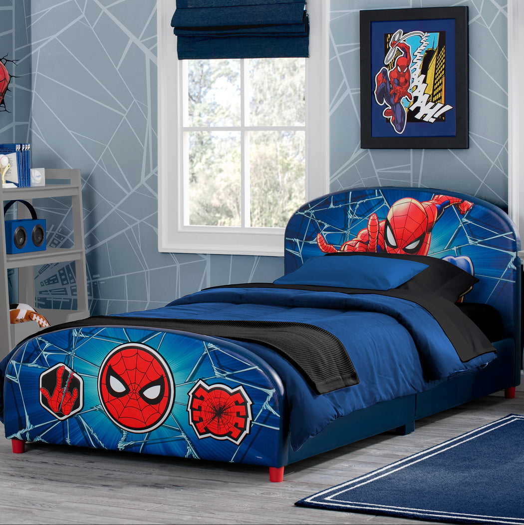 Delta Children Spider-Man Upholstered Twin Bed Spider-Man (1163)