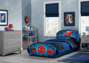 Delta Children Spider-Man Upholstered Twin Bed Spider-Man (1163) 0