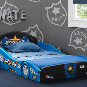 Delta Children Police Car (999) Room Shot e2e Assorted (999) 17-Police Car Plastic Sleep and Play Toddler Bed