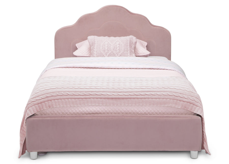 Pink and White (1187) 2-Upholstered Twin Bed