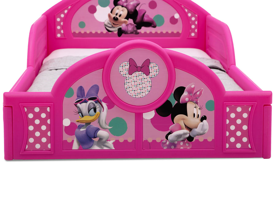 Minnie Mouse (1063) 4-Minnie Mouse Plastic Sleep and Play Toddler Bed