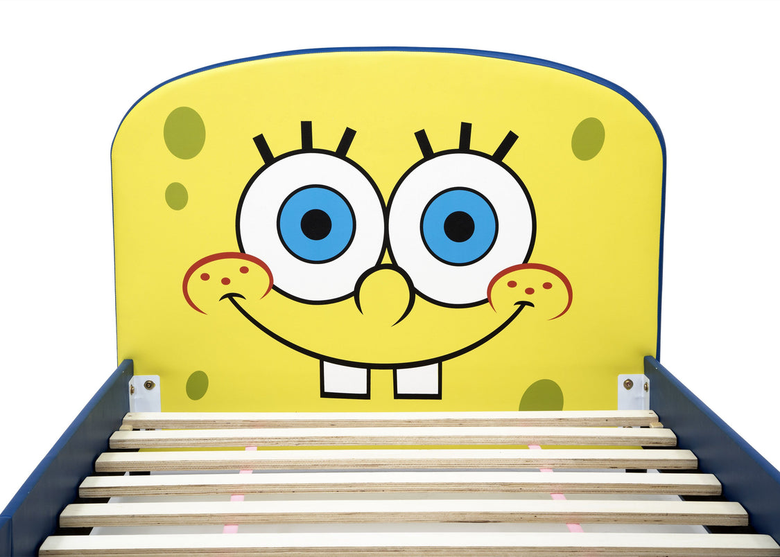 Delta Children SpongeBob (1112) SquarePants Upholstered Twin Bed, Headboard Silo View