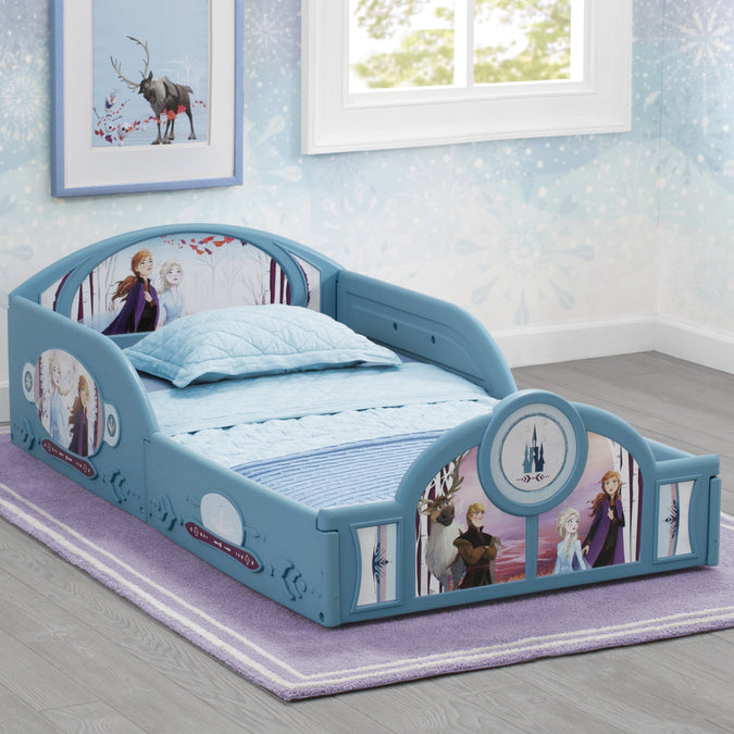  Frozen II (1097) BB81450FZ-1097 1-Frozen II Plastic Sleep and Play Toddler Bed