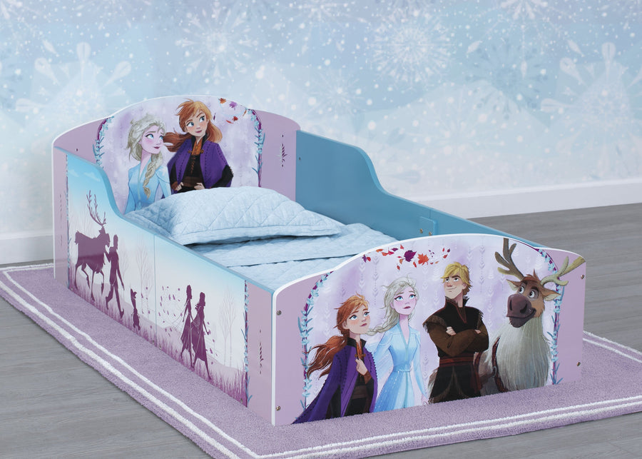 Frozen II Wood Toddler Bed (1097) 1-Frozen II Wood Toddler Bed