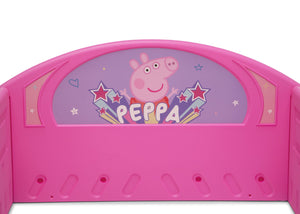 Delta Children Peppa Pig (1171) Plastic Sleep and Play Toddler Bed, Headboard View 5