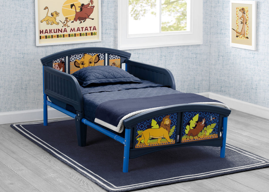 Delta Children The Lion King Plastic Toddler Bed, Hangtag View 1-The Lion King Plastic Toddler Bed