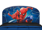 Delta Children Spider-Man Upholstered Twin Bed Spider-Man (1163), Headboard Detail View 6-Spider-Man Upholstered Twin Bed