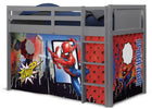 Spider-Man Loft Bed Tent Spider-Man (1163) 5-Spider-Man Loft Bed Tent - Curtain Set for Twin Loft Bed (Bed Sold Separately)