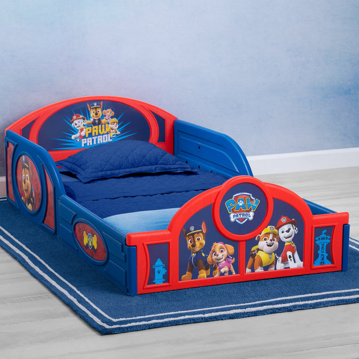 PAW Patrol (1121) 1-PAW Patrol Plastic Sleep and Play Toddler Bed