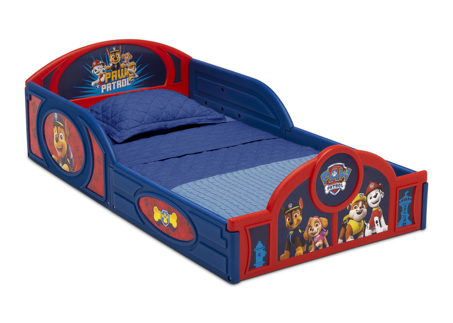 PAW Patrol Plastic Sleep and Play Toddler Bed (1121) 2-PAW Patrol Plastic Sleep and Play Toddler Bed