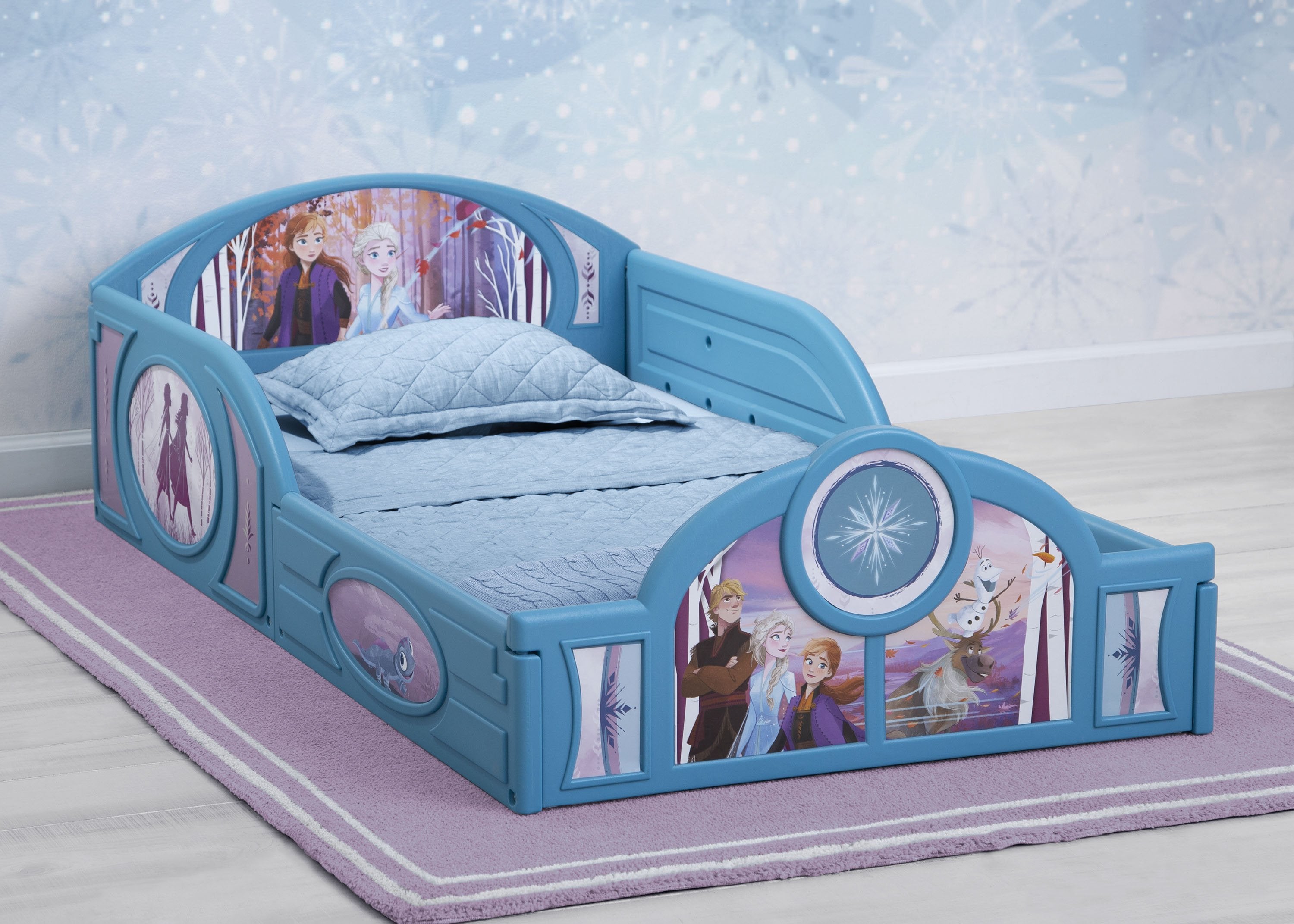 Frozen II Sleep and Play Toddler Bed Delta Children