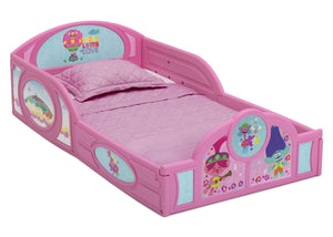Delta Children Trolls World Tour (1177) Plastic Sleep and Play Toddler Bed, Right Silo View 3