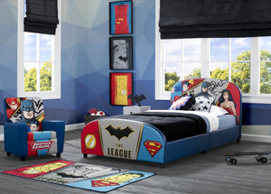 Delta Children Justice League (1215) Soft Area Rug with Non-Slip Backing (TR80057JL), Hangtag, a1a 0