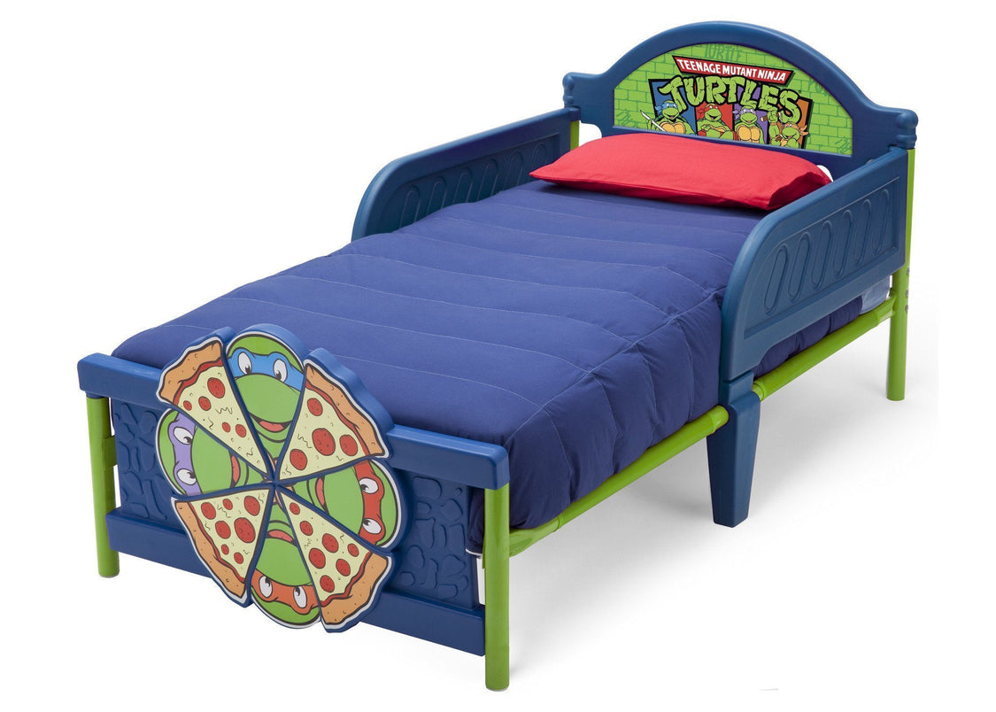 Delta Children Teenage Mutant Ninja Turtles Plastic 3D Toddler Bed