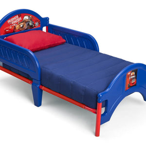 Delta Children Cars Toddler Bed Right Side View Dark Blue a1a 0