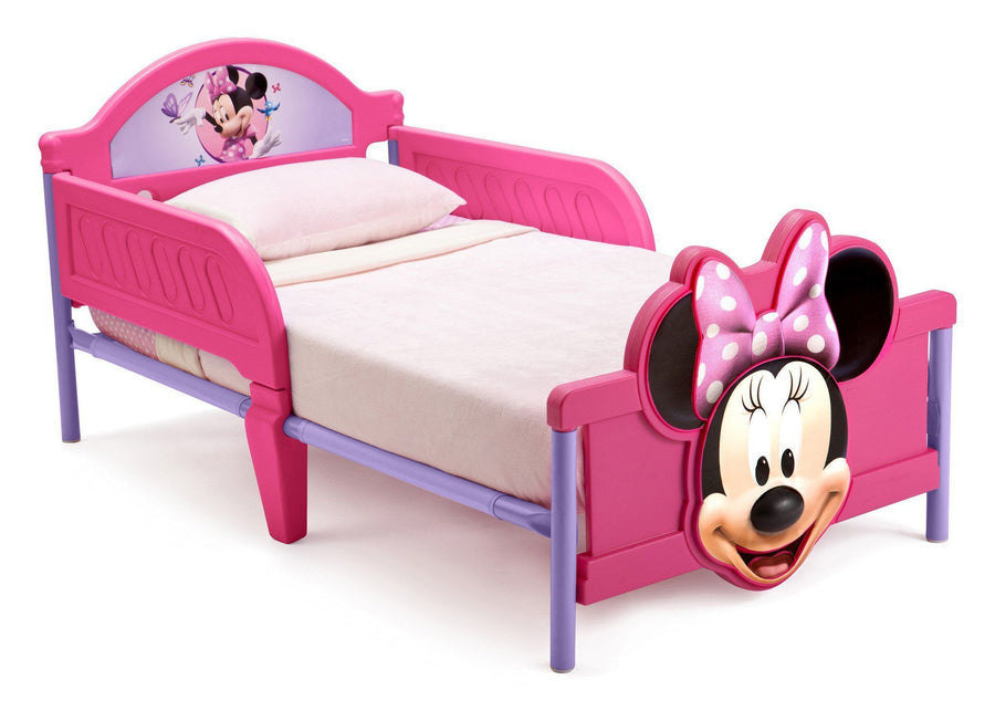 Minnie Mouse (1058) 3-Minnie Mouse Plastic 3D Toddler Bed