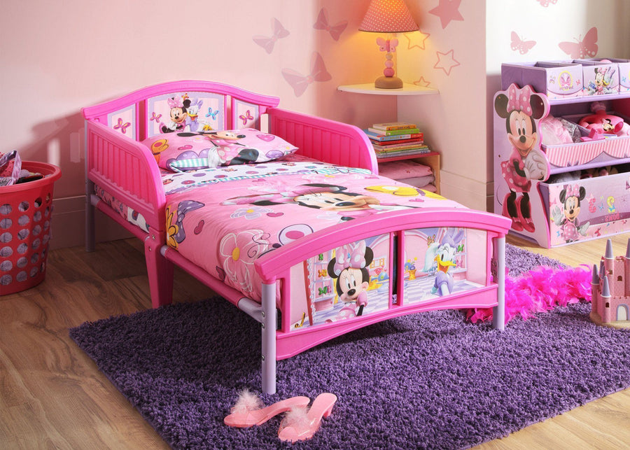 Minnie Fashion (1061) 1-Minnie Mouse Plastic Toddler Bed