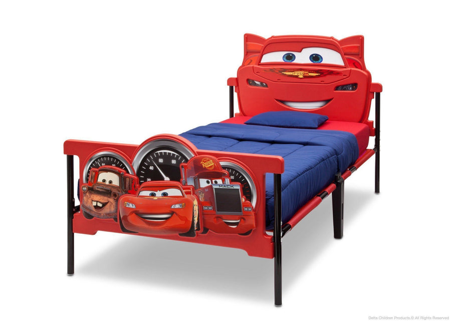 Cars Heroes (1010) BB86690CR-1010 3-Cars Plastic 3D Twin Bed