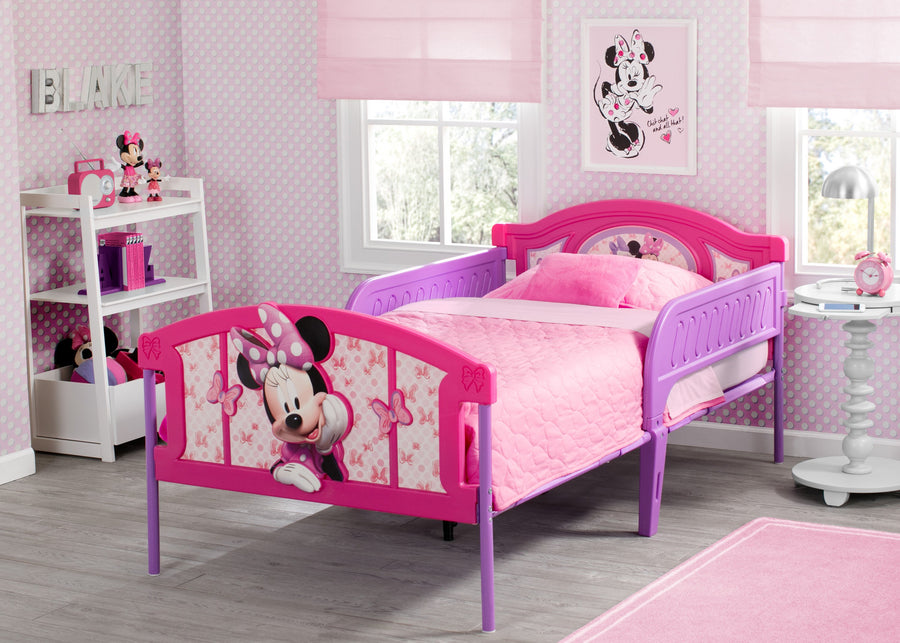 Minnie Fashion (1061) BB86696MN-1061 2-Minnie Mouse Plastic 3D Twin Bed