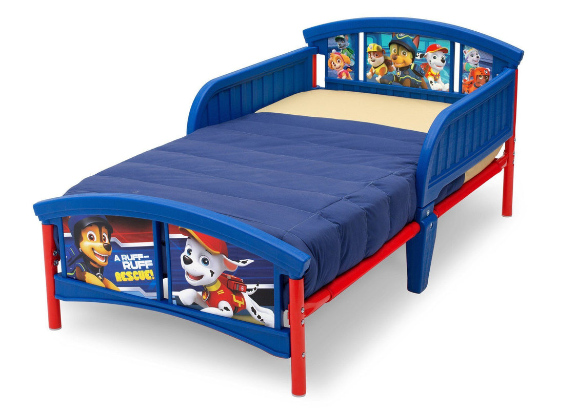 Delta Children PAW Patrol Paw Patrol (1121) Plastic Toddler Bed Left View a4a