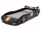 Black (001) 20-Turbo Race Car Twin Bed