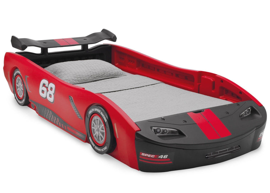 Red (620) 30-Turbo Race Car Twin Bed
