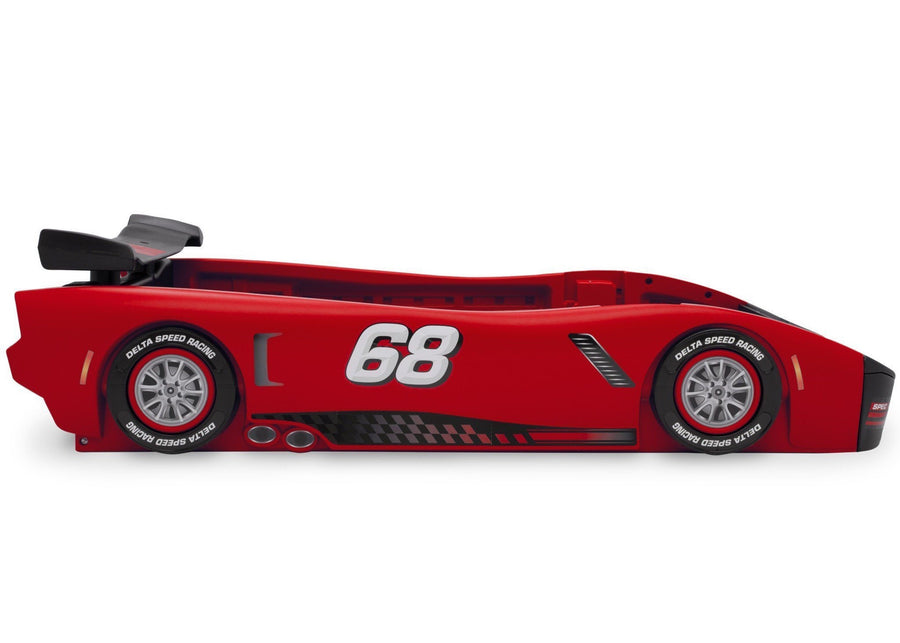 Red (620) 28-Turbo Race Car Twin Bed