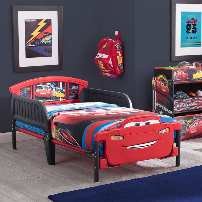 Disney Cars (1014) BB87058CR-1014 1-Cars 3D-Footboard Toddler Bed