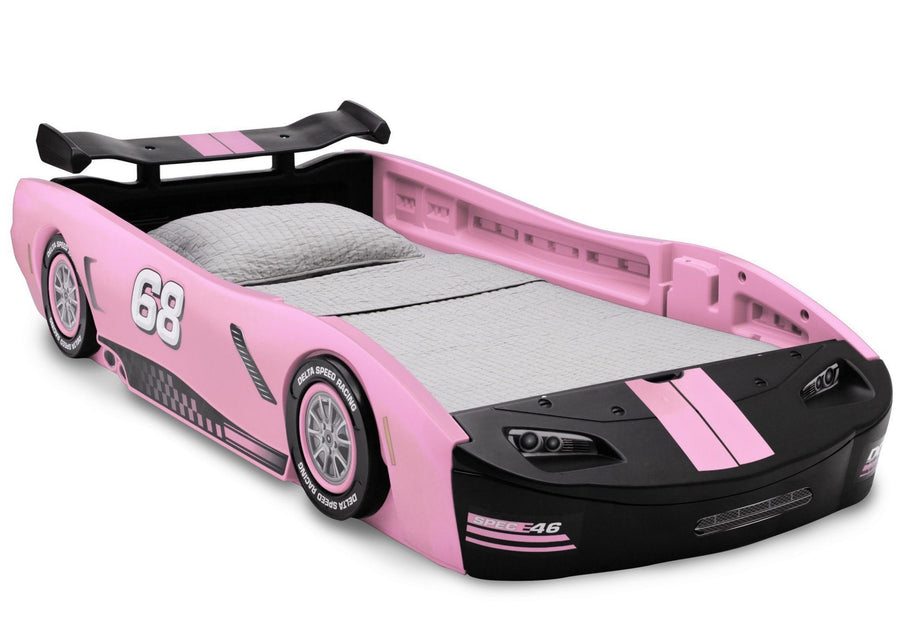 Pink (PIN) 15-Turbo Race Car Twin Bed