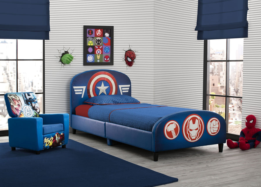 Delta Children Avengers Upholstered Twin Bed Avengers (1160) 2-Avengers Upholstered Twin Bed