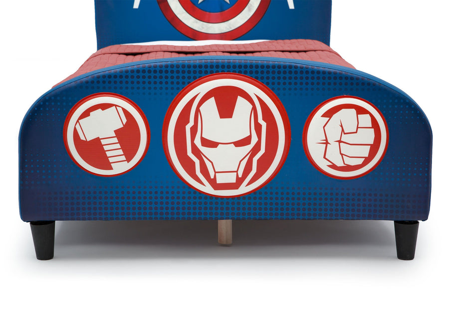 Delta Children Avengers Upholstered Twin Bed Avengers (1160), Footboard 5-Avengers Upholstered Twin Bed