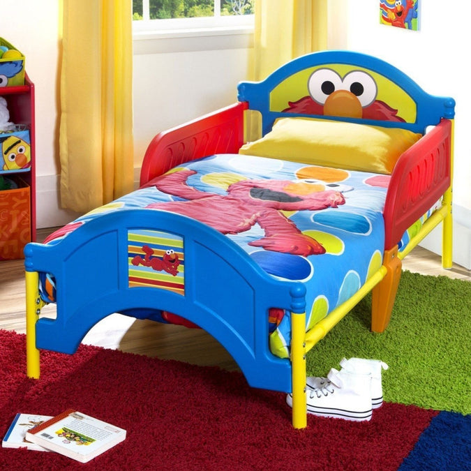 Assorted (999) 1-Sesame Street Plastic Toddler Bed