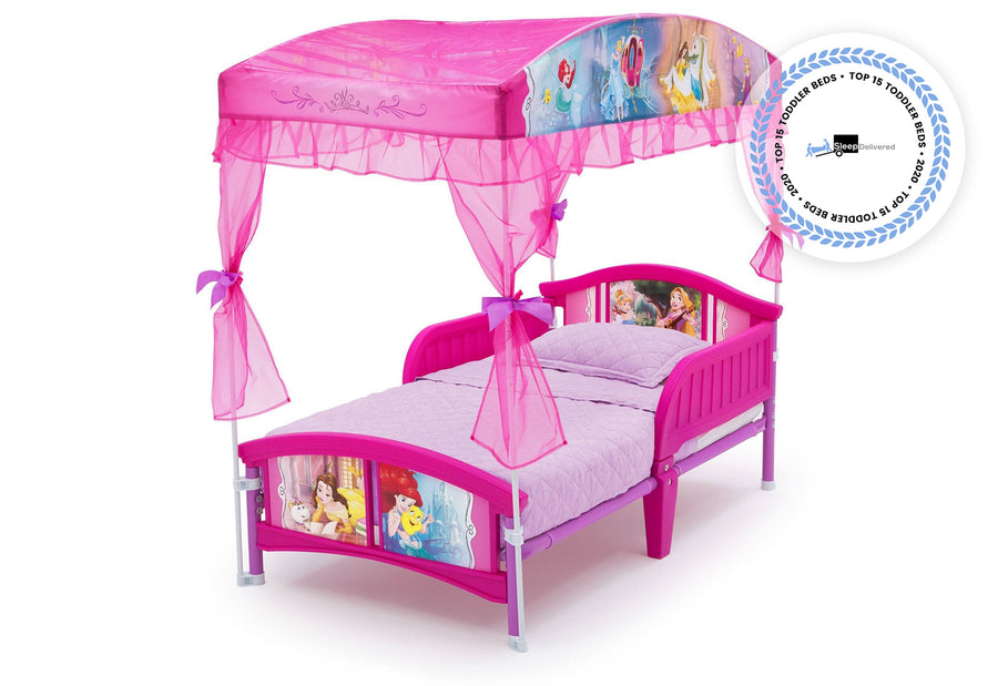 Disney Princess 1034 3-Princess Canopy Toddler Bed
