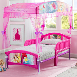 Delta Children Princess Canopy Toddler Bed Room View a1a 162