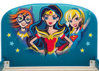 Delta Children DC Superhero Girls Upholstered Twin Bed 4-DC Super Hero Girls Twin Bed