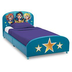 Delta Children DC Superhero Girls Upholstered Twin Bed 10